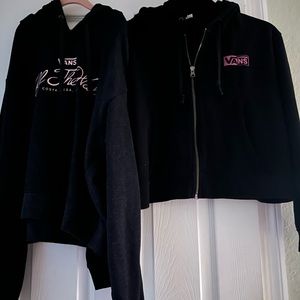 2 vans hoodies